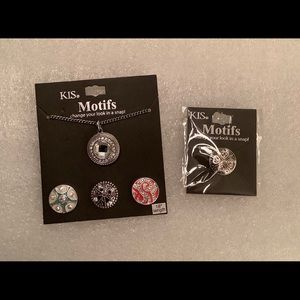 💖 NWT KIS Motifs Interchangeable Necklace